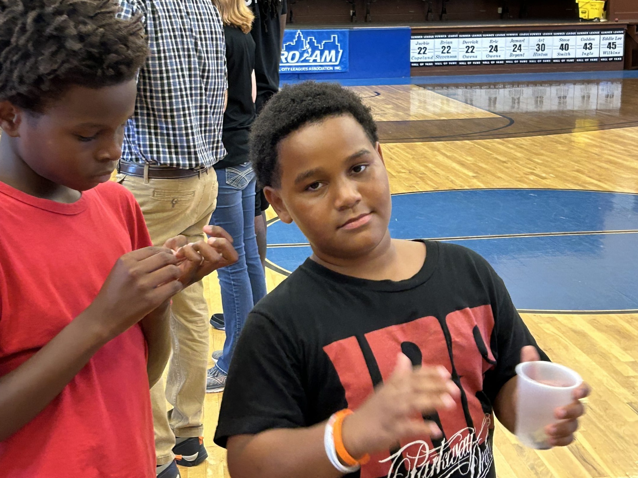 ELW campers bowling during a special outing